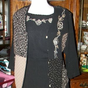 3 piece vintage Korat skirt blouse and jacket set